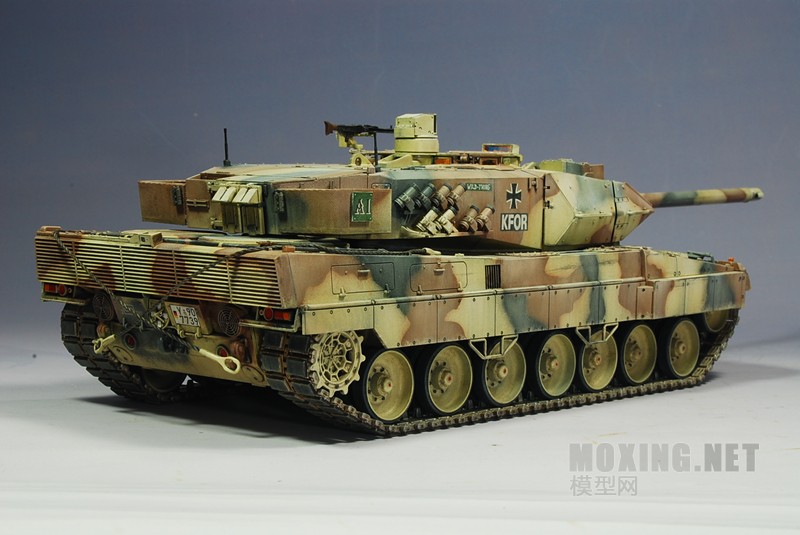 田宫1/35豹2a6,低仿a7 涂装 坦克及装甲车辆展示区 模型网论坛