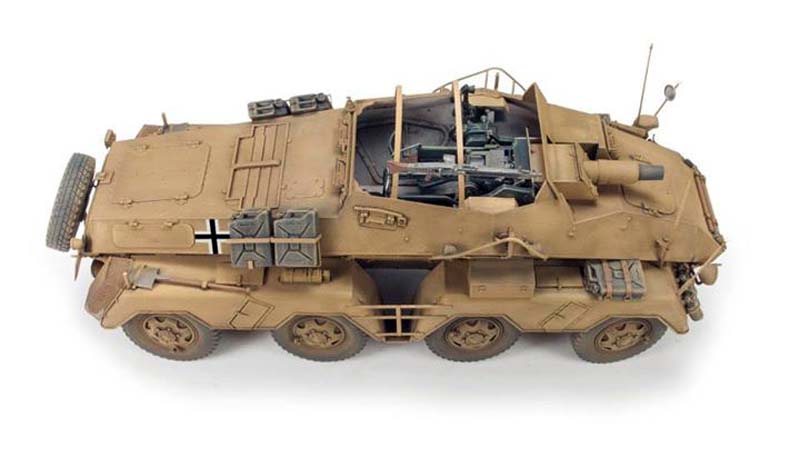 AFV新品(AF35233)-1/35德国Sd.Kfz.233装甲车带75mm炮_AFVclub模型新品_