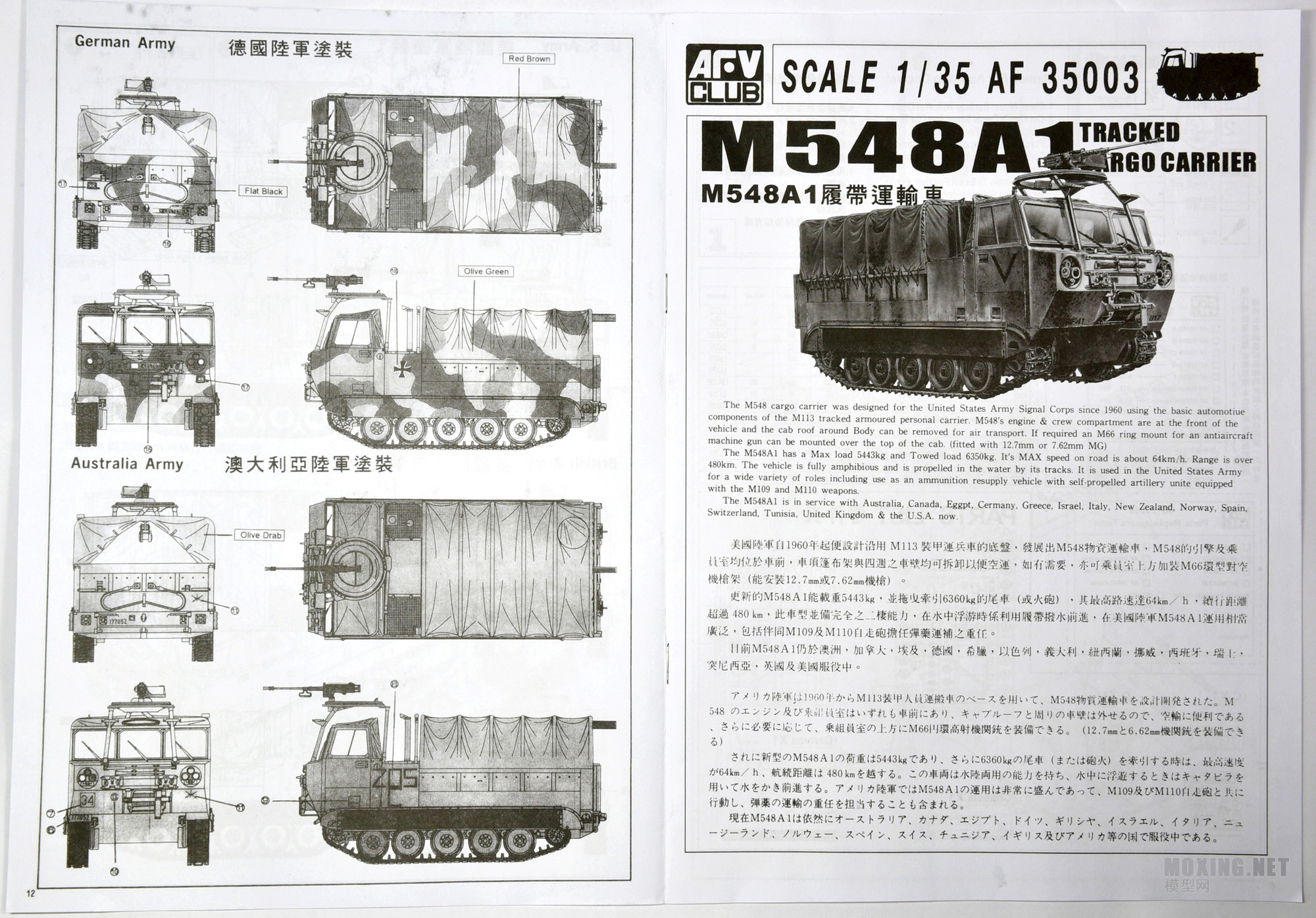 [ģ]AFVclub-1/35M548A1Ĵ䳵(AF35003)