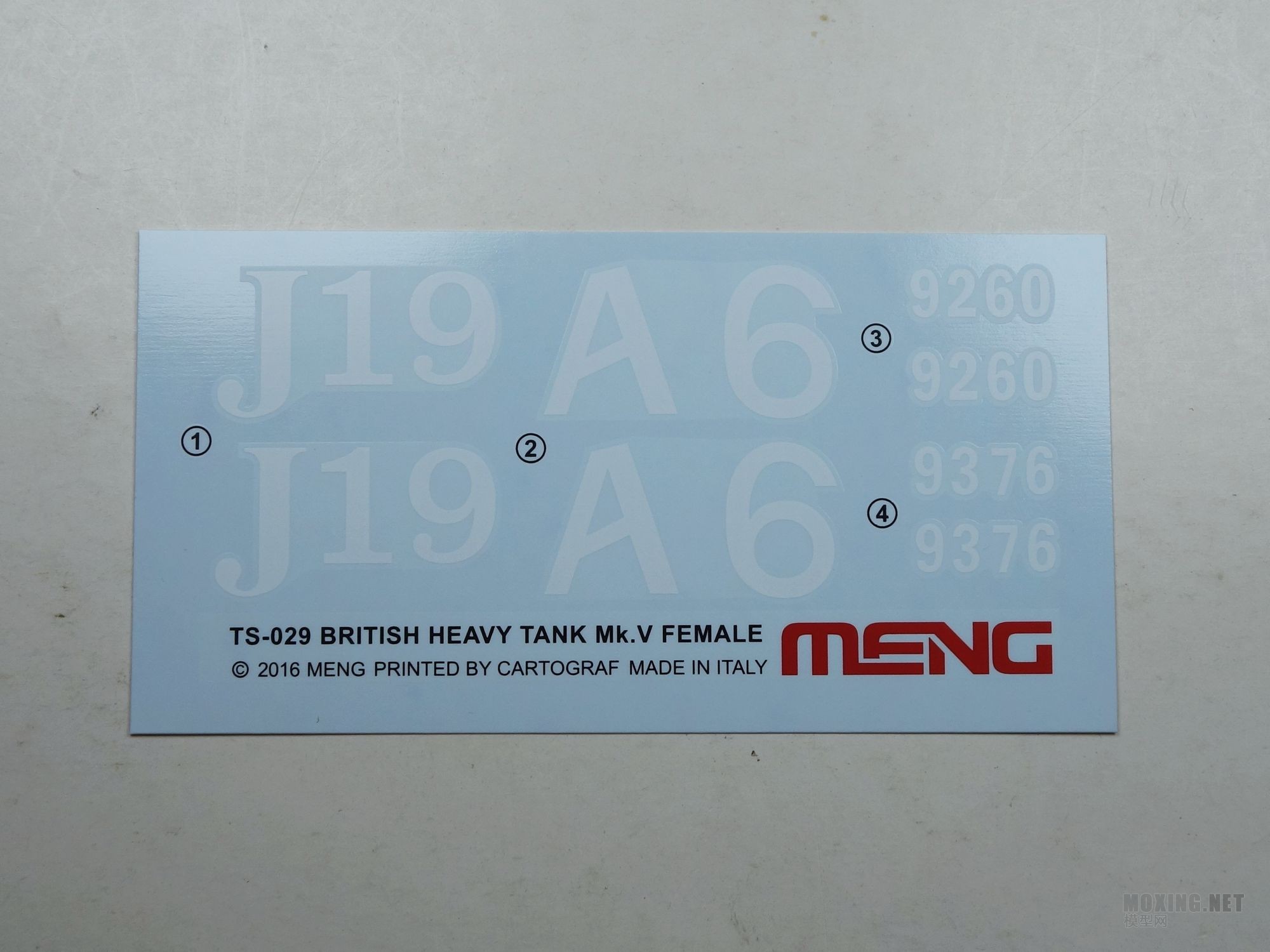 [ģ]MENG-1/35һսӢMK.V̹()(TS-029)