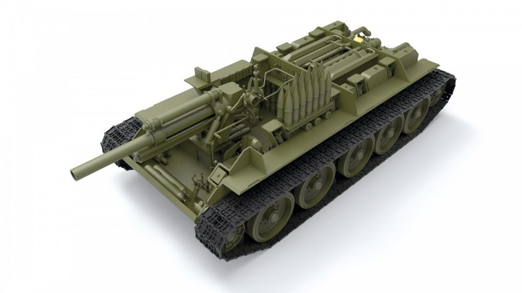 miniart新品(35208)-1/35苏联su-122自行反坦克炮(后期型)-简介