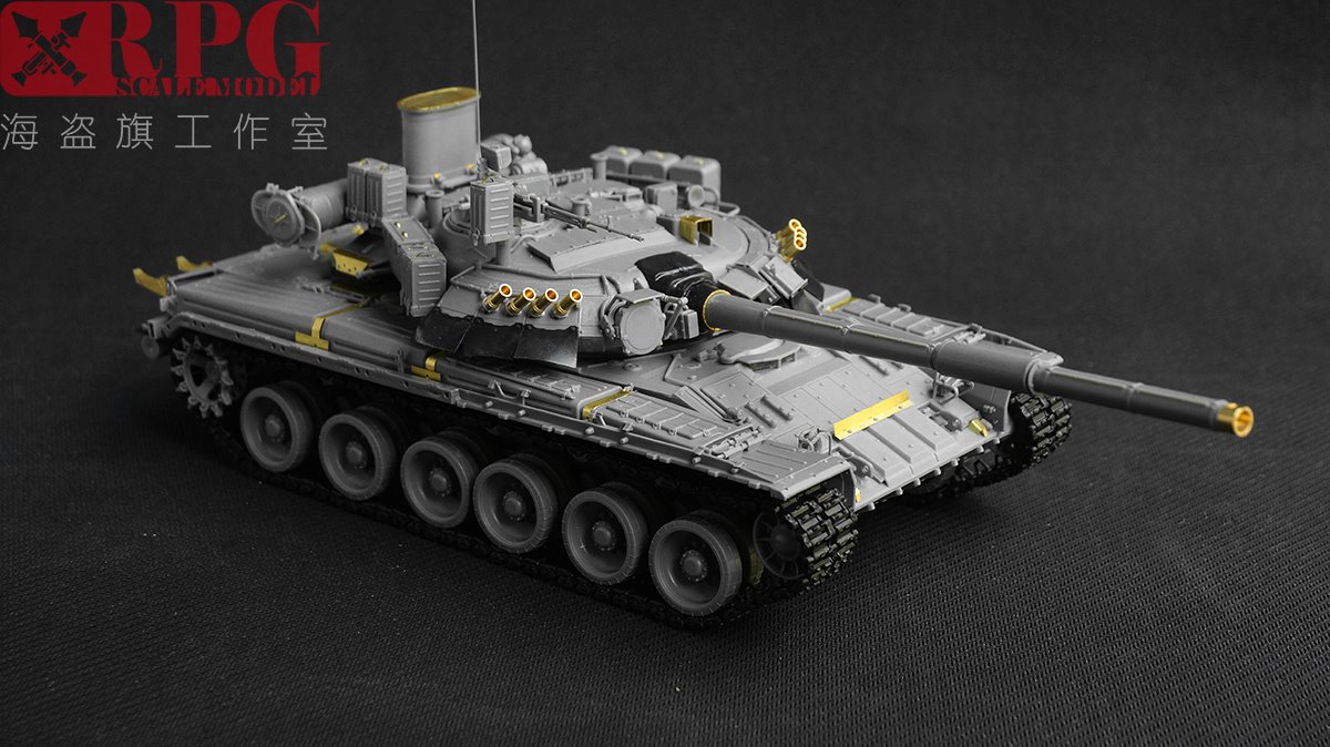 rpg-model新品-1/35 t-80u 大量试模图