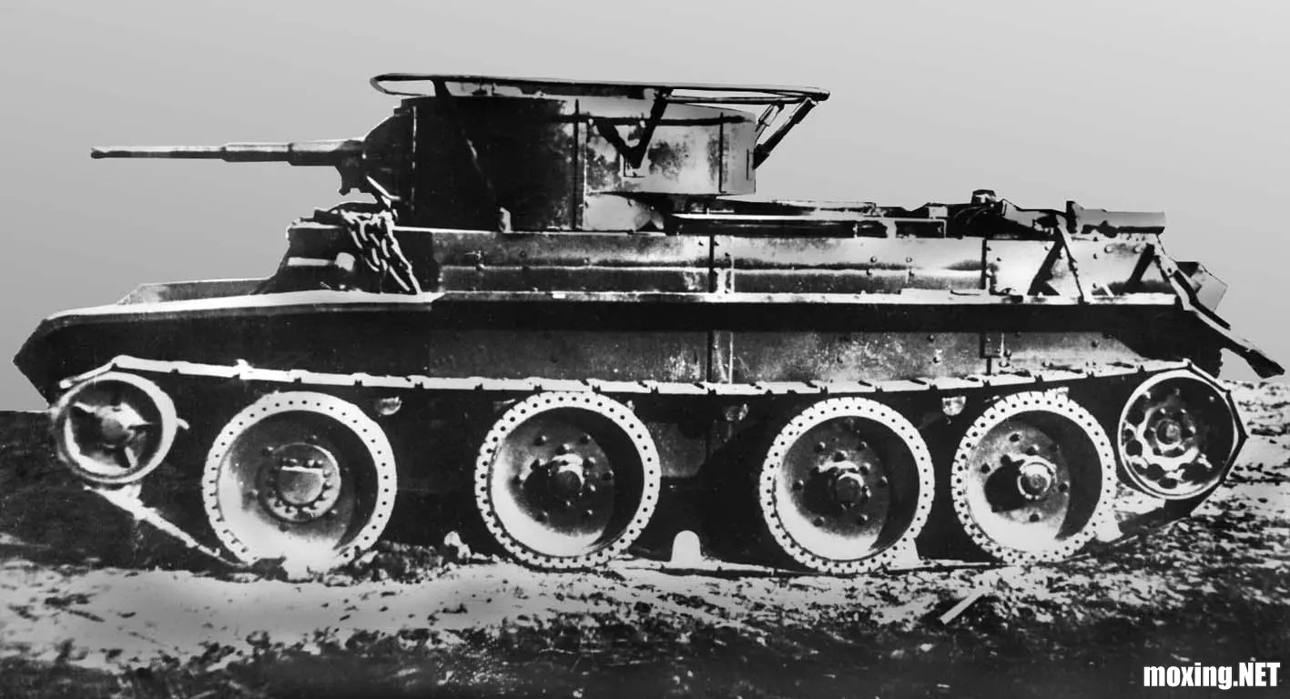 模型网评测]鹰翔(FH3016F)-1/72 BT-7快速坦克1937年型(评测版)-开盒 