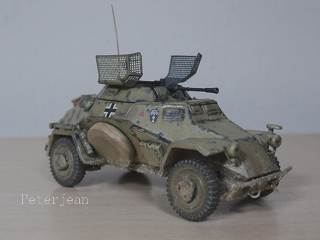 German Afrika Korps Sd.Kfz.222 (1/72 ICM)