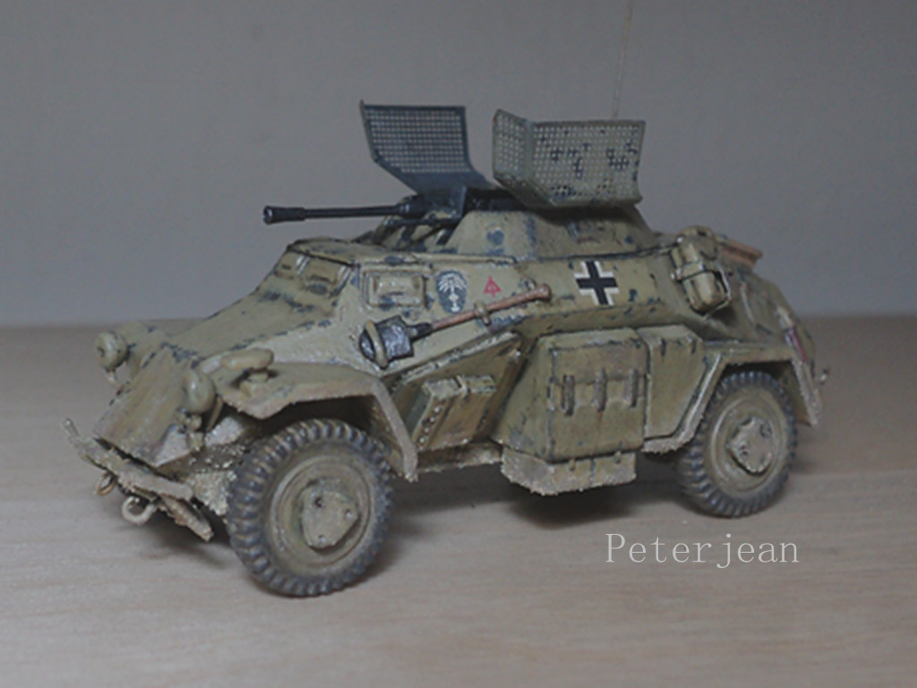 German Afrika Korps Sd.Kfz.222 (1/72 ICM)