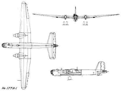 德国he177(griffon大秃鹰)重型轰炸机-德国he177(griffon大秃鹰)重型