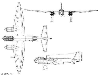 德国ju388轰炸机/侦察机/夜间战斗机-德国ju388轰炸机
